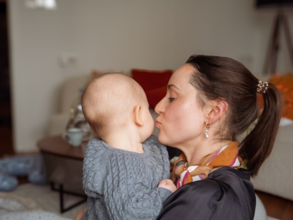 Stephanie and her son Nadi